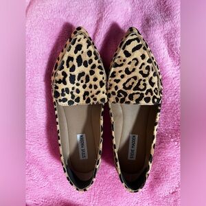Steven Madden Feather Leopard Loafers